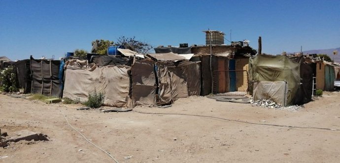 Archivo - Asentamiento de 'El Walili' en Níjar (Almería)