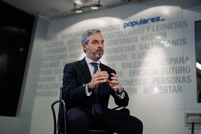 Archivo - El vicesecretario de Economía del Partido Popular, Juan Bravo, en una imagen de archivo. 