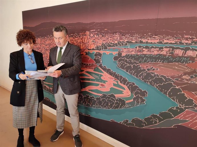 Conrado Escobar y Celia Sanz