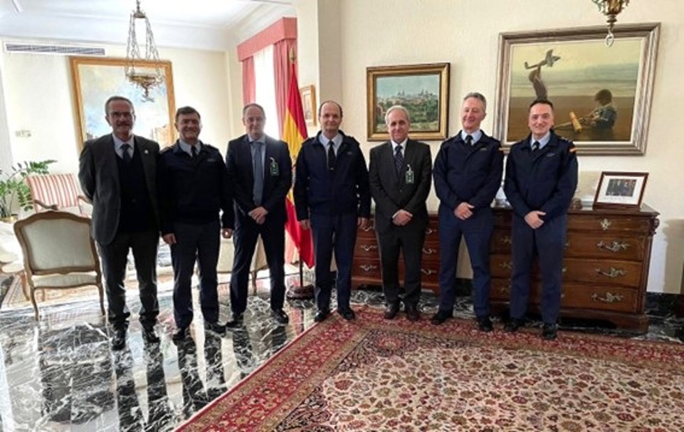 Enaire y el Estado Mayor del Ejército del Aire y del Espacio avanzan en la coordinación civil-militar