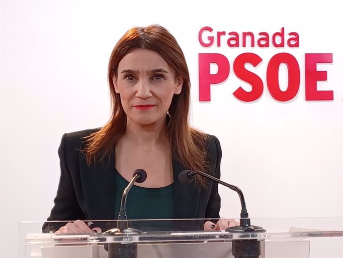 La parlamentaria andaluza del PSOE Olga Manzano.