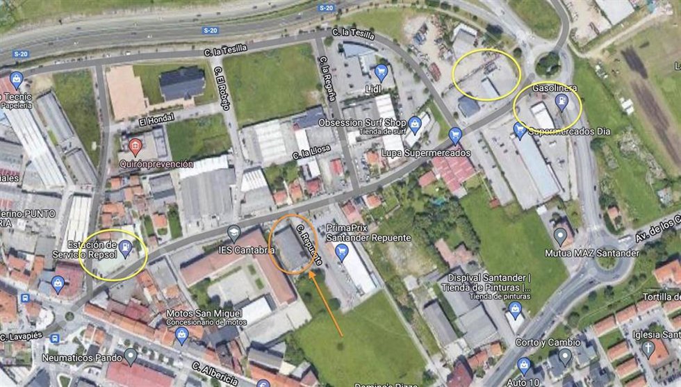 Archivo - Proyecto de gasolinera en la calle Repuente