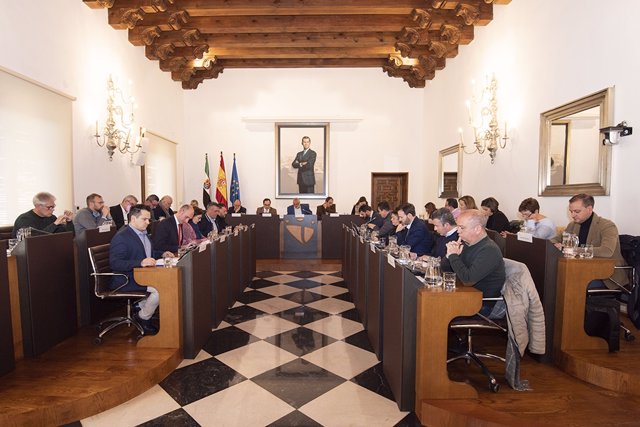 Primero Pleno de la Diputación de Cáceres de este año