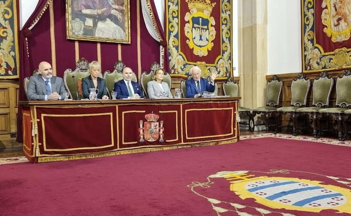 Miguel García Menéndez, Carme Artigas, Ignacio Villaverde, Delia Losa y Santos González
