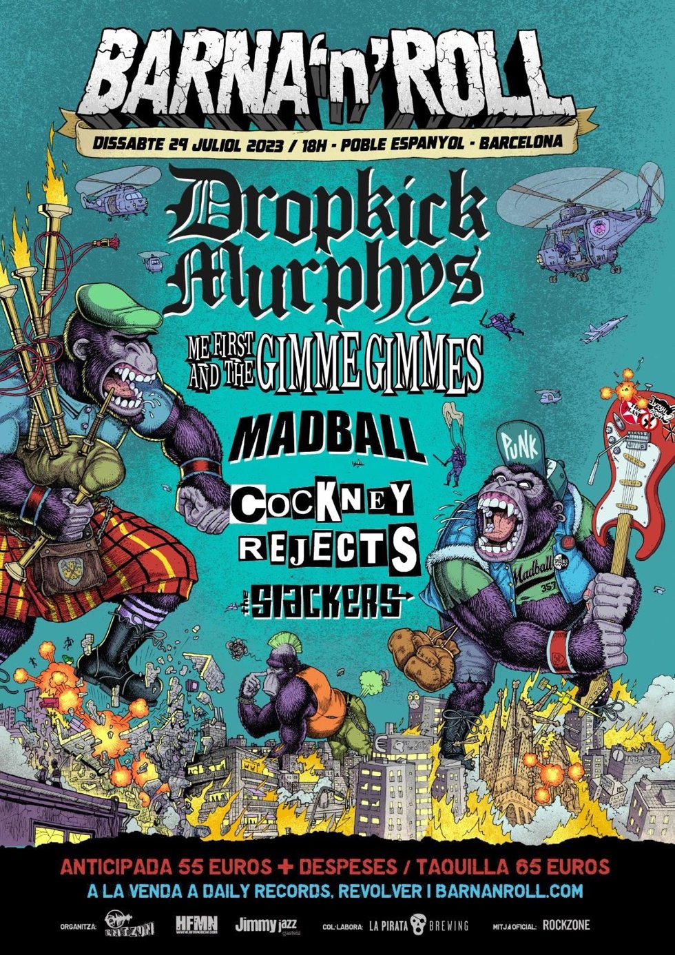Cartel del festival Barna'n'Roll 2023