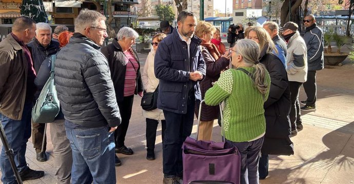 El portavoz del PSOE en el Ayuntamiento de Málaga y candidato socialista a la Alcaldía, Daniel Pérez.