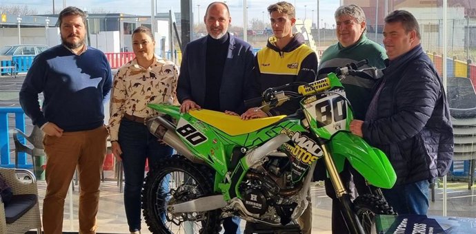 Presentación de la prueba del Campeonato de España de Motocross que se disputará en Montearagón