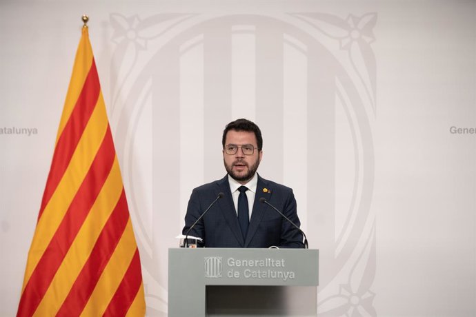 El president de la Generalitat, Pere Aragons