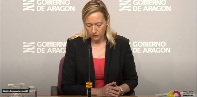 Archivo - La consejera de Economía, Planificación y Empleo del Gobierno de Aragón, Marta Gastón.