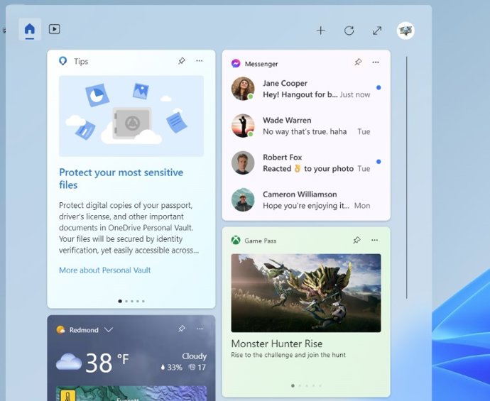 Widget de Messenger para Windows 11
