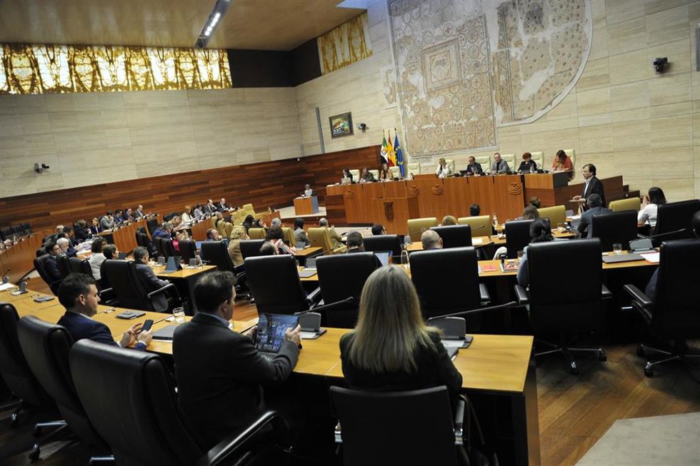 Pleno de la Asamblea de Extremadura