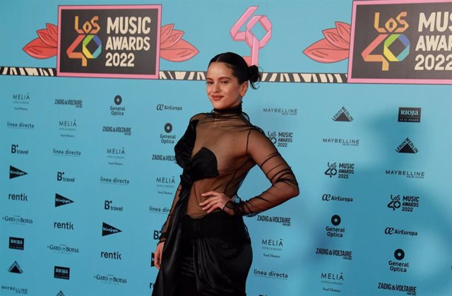 Archivo - Rosalía en LOS40 Music Awards 2022