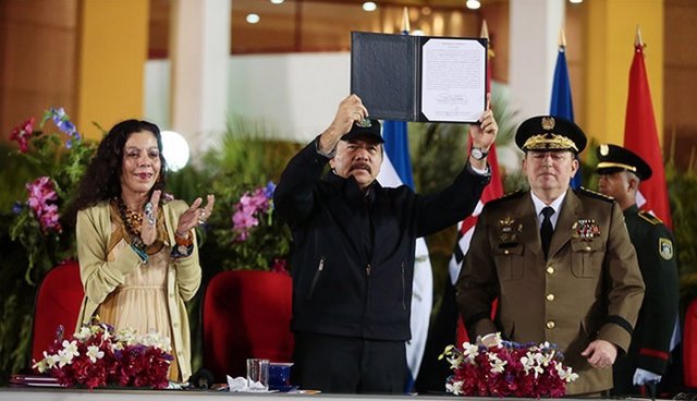 Archivo - Arxiu- El president de Nicaragua, Daniel Ortega