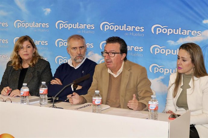 Imagen de la Junta Directiva Provincial del PP de Huelva, celebrado en Isla Cristina.