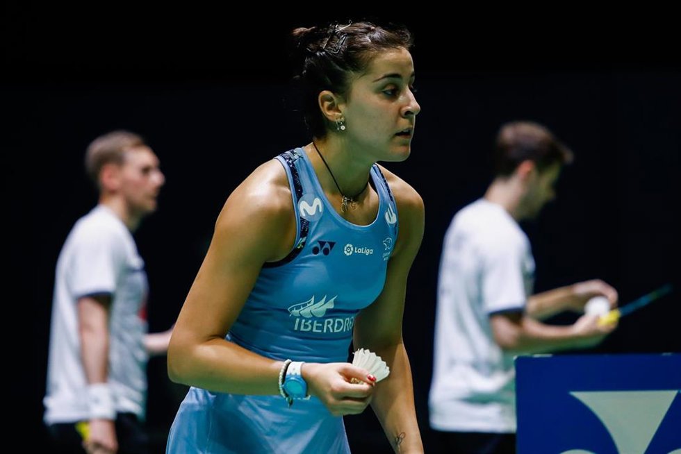 Archivo - Carolina Marín durante un partido