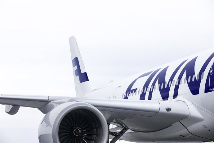 Archivo - Avión de Finnair