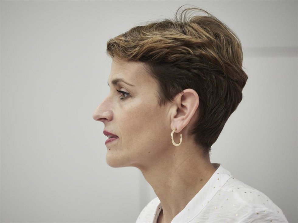 Archivo - La presidenta de Navarra, María Chivite (archivo)