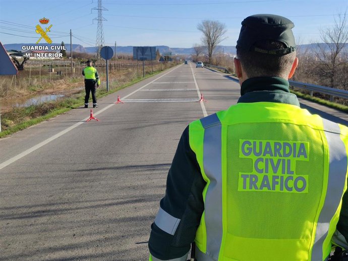 Control de tráfico de la Guardia Civil