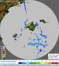 Aemet prevé un viernes nuboso con precipitaciones ocasionales en Baleares y nieve en la Serra por encima de 600 metros