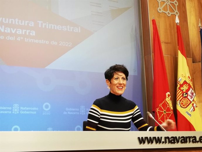 Elma Saiz, consejera de Economía y Hacienda del Gobierno de Navarra