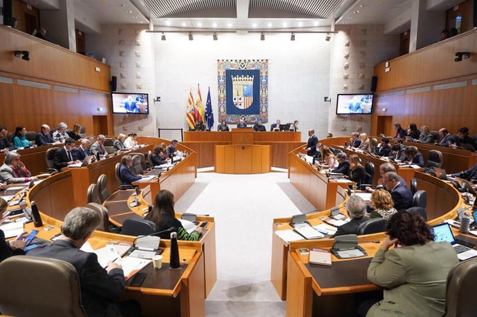 Hemiciclo de las Cortes de Aragón.