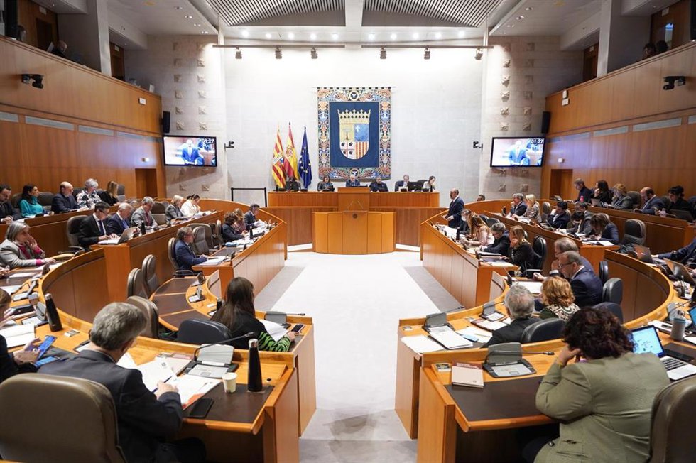 Hemiciclo de las Cortes de Aragón.