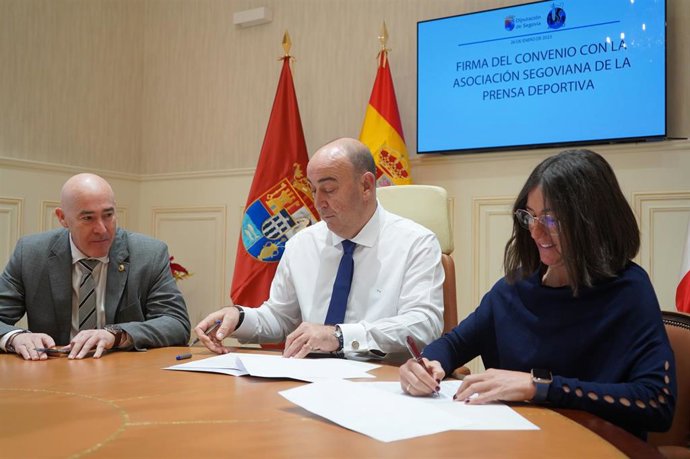 La Diputación renueva su apoyo a la Gala del Deporte organizada por la Asociación Segoviana de la Prensa Deportiva