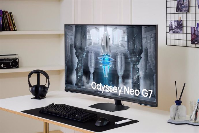 Archivo - El nuevo monitor Odyssey Neo G7