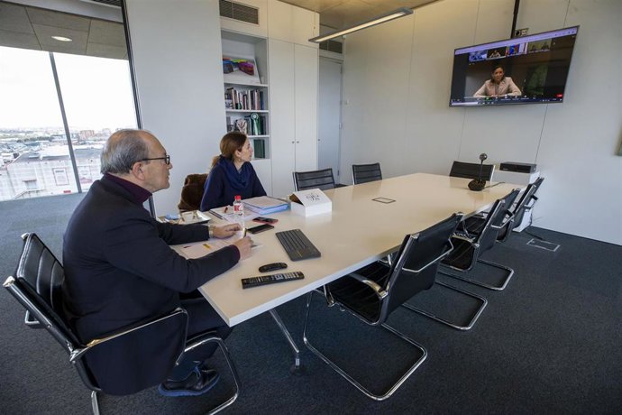 El consejero de Industria, Turismo, Innovación, Transporte y Comercio, Javier López Marcano, en la conferencia sectorial de Turismo.