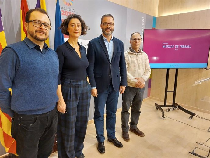 Presentación del balance del mercado de trabajo de Palma en 2022.