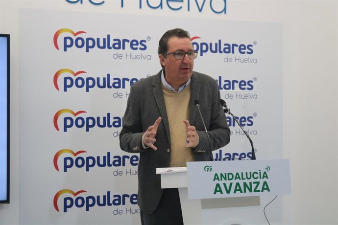 El presidente del PP de Huelva, Manuel Andrés González.