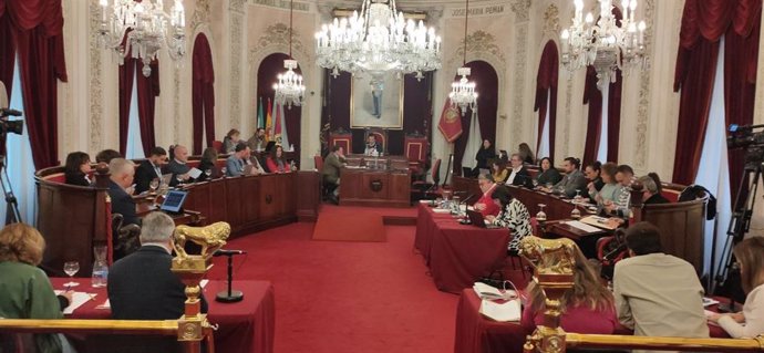 Pleno del Ayuntamiento de Cádiz del mes de enero.