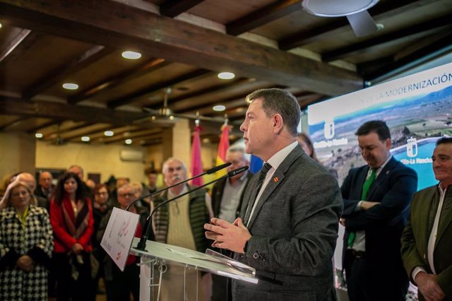 El presidente de Castilla-La Mancha, Emiliano García-Page,
