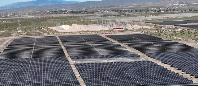 Plantas fotovoltaicas puestas en servicio por Naturgy en Andalucía, en una foto de archivo.