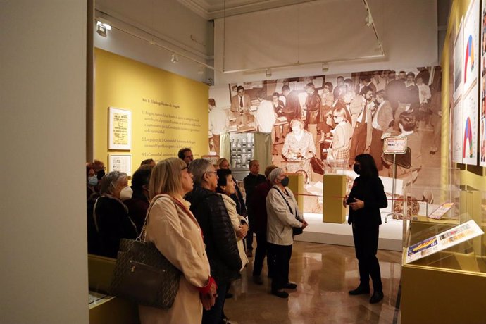 Archivo - Más de 87.000 personas visitaron las exposiciones organizadas por la Diputación de Zaragoza durante el año 2022.