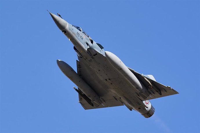Archivo - Imagen de archivo de un avión de combate Mirage 2000