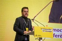 Aragonès defensa davant les bases d'ERC promoure un "gran acord" sobre un referèndum