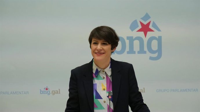 Ana Pontón en rueda de prensa.