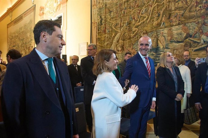 Firma del convenio de la línea 3 del Metro de Sevilla