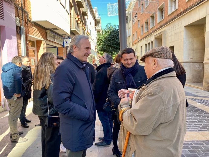 El presidente del PP-Aragón y alcalde de Zaragoza, Jorge Azcón.