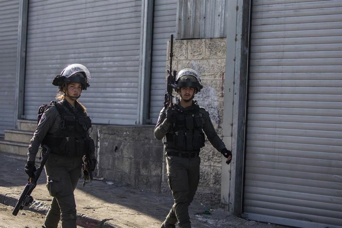 Militares israelíes en Cisjordania