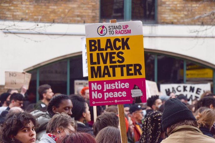 Un cartel de 'Black Lives Matter'