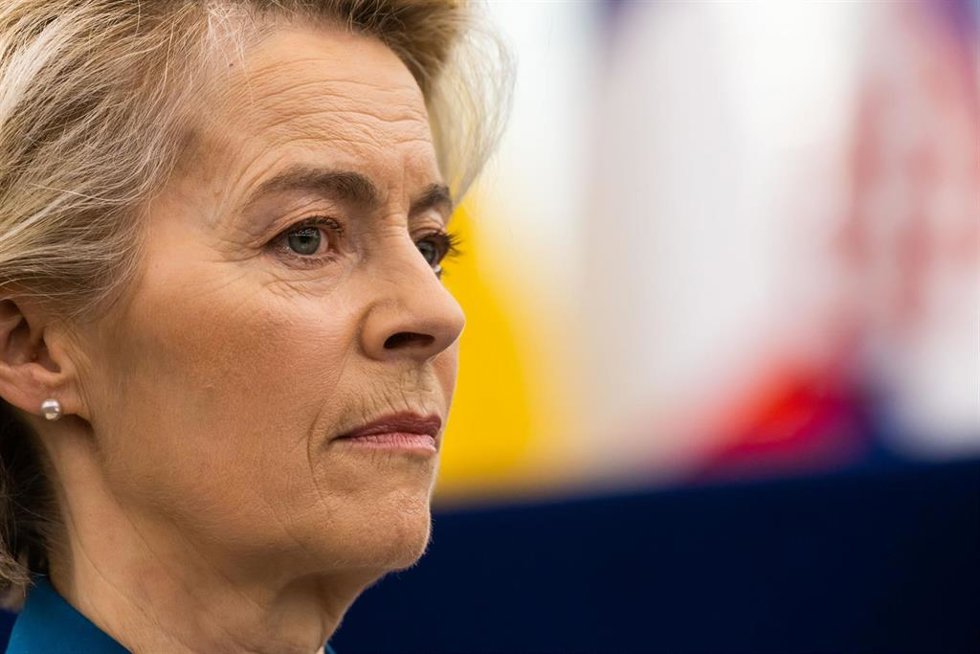 La presidenta de la Comisión Europea, Ursula von der Leyen