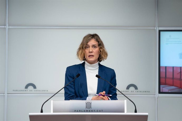 La líder d'En Comú Podem, Jessica Albiach