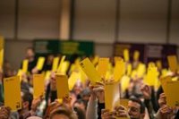 Las bases de ERC avalan en un 97% un referéndum que declare la independencia con un 55% del 'sí'