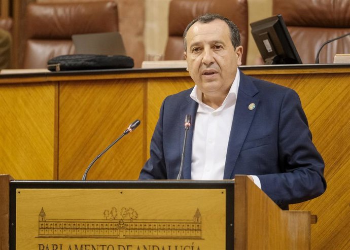 Archivo - El parlamentario y portavoz del Grupo Socialista en la comisión de Inclusión Social, Juventud, Familias e Igualdad del Parlamento andaluz, José Luis Ruiz Espejo, en una foto de archivo.