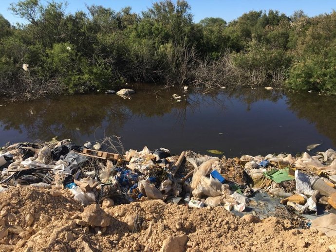 Charcas de Sotomontes afectadas por vertidos.