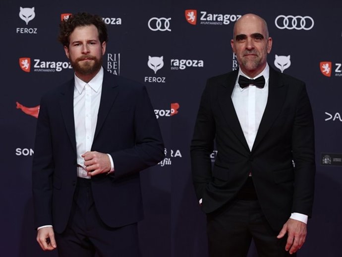 ÁLVARO CERVANTES Y LUIS TOSAR EN LA ALFOMBRA ROJA DE LOS PREMIOS FEROZ 2023