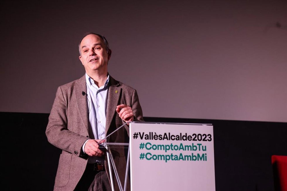 Jordi Turull este domingo en Sant Cugat (Barcelona)