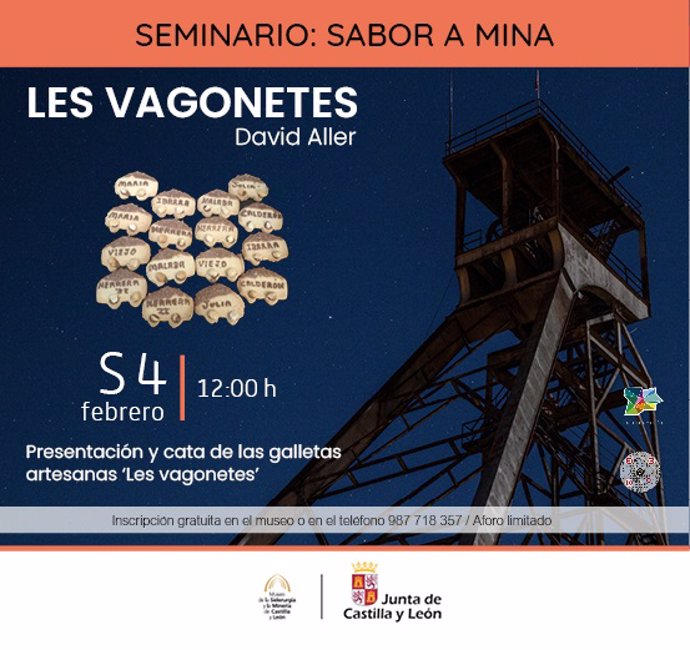 Las galletas artesanas 'Les vagonetes' se presentan en el Museo de la Siderurgia y la Minería de CyL el próximo sábado